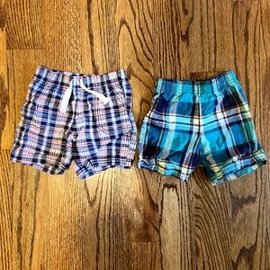 Plaid shorts